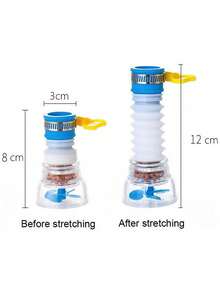 1Pc Faucet Filter Set - Water Faucet Extenders 360 Rotating, Adjustable Water Purifier For Sink, Easy To Install And Store, Reduce Water Waste, Good For Kitchen And Bathroom - Multicolor - View 6