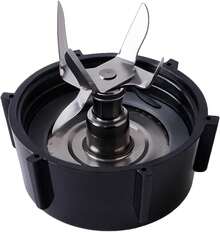 Oster Blender Replacement Par Kit - 6-Fin Ice-Crushing Blade, Jar Base Cap, And Two Rubber O-Ring Gaske (4-Piece Accessory Refresh Set) - Black - View 6