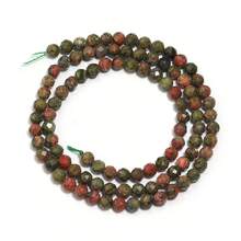 约90颗4毫米天然石雕珠，适合珠宝制作 - 包括粉晶 - DIY优雅手链项链 - 高品质珠宝配件，女士礼物 - 彩色 - 查看 10