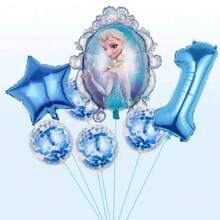 Frozen Princess  Balloon Set Multi Colored Latex Balloon Arch Kit Set Princess Theme Anime Peripheral Birthday Party Decoration Anniversary Party Supplies Photo Background Dress Up Props Family Friends Holiday Gifts - Multicolor - View 3