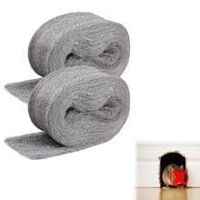 Steel Wool Mice Control, Gap Blocker, Barrier, Protect Against Animals In Holes Holes, Siding, Pipeline, Vents For Garden, House, Garage