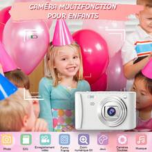 1080P HD Digital Kids Camera, 32G 2.8'' Large LCD Rechargeable Selfie Camera, Taking Photos, Recording Videos And Funny Headshot, Birthday Christmas And New Year Kids Toy Gifts For Girls Boys 3+ - Màu be - Xem 2