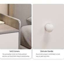 Mesita de noche con 1 cajón y 1 estante, mesita de noche con cerradura y cajones, mesita de noche moderna con estante de almacenamiento, mesita de noche sencilla para dormitorio, mesita de noche moderna de madera, estantería para libros, mesita de noche con 3 cajones, armario para cabecero, armario para cabecero de dormitorio, cómoda con 3 cajones, mesita auxiliar para dormitorio, mesita auxiliar para dormitorio, armario para recibidor. - Mostaza Amarilla - Ver 8