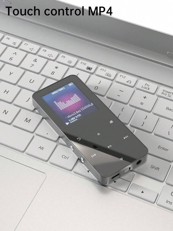 جهاز تشغيل موسيقى رياضي محمول بذاكرة 4 جيجا بايت، شاشة 1.8 بوصة، مجهز بسماعات رأس 3.5 مم قطعة واحدة