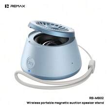 REMAX RB-MB02 Speaker: Magnetic Design For Easy Placement, Stable Wireless Transmission, High-Definition Audio Output, Long Battery Life, Suitable For Indoor And Outdoor Use, Ocean Blue. - Ocean Blue - View 5