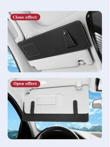 Car Sun Visor Extenders Available In 5 Colors, Anti-Glare, Sun Protection, UV Protection, A Must-Have For Blocking The Sun, Adjustable Back Clip, Suitable For Various Car Models, Car Interior Accessories. - Multicolor - View 2
