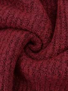 Women'S Elegant V-Neck Long Sleeve Sweater - Soft Warm Winter Pullover, Classic Chic Office & Party Outfit, Non-Transparent Layering Essential, Fall/Winter Everyday & Formal Tops For Women, Ladies Sweaters,Clasi Women's Winter Slim Fit Stylish Crisscross Design With Classic Black And White Contrast Sexy Elegant Sweater Pullover For Work And Gatherings,Fall Sweaters,Elegant Woman Clothing,Work Wear,Winter Clothes - Đỏ - Xem 4