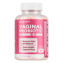 MEGNETA Remove Vaginal Odor Capsules, 19 In 1 Probiotics For Women, Vaginal Care, Remove Odor & PH Balance, Yeast Health & Flora, 30 Servings - 60 Capsules - Một chai - Giai đoạn dùng thử - Xem 9