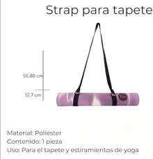 U can - Strap para Cargar Tapete de Yoga o Mat| Correa UCAN Ajustable| Estiramiento, Pilates, Barre, Ejercicio y Entrenamiento| Mantiene el tapete enrollado y organizado - Gris - Ver 9