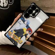 Funda de teléfono Anime SK8 the Infinity para Galaxy S25 S24 S23 S22 S21 FE Ultra Plus 4G 5G, funda trasera transparente suave a prueba de golpes, funda para smartphone, cubierta protectora de moda, diseño de anime, cubierta protectora flexible, entusiasta de gadgets - Mezcla de colores - Ver 3
