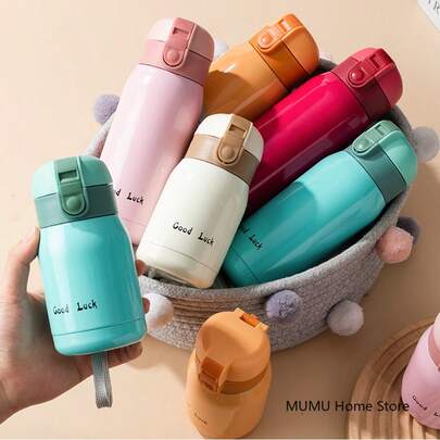 Mini Cup 200ml/360ml Pocket Cup Stainless Steel Insulated Coffee Mug Vacuum Flask Hot Water Bottle, Children Gift