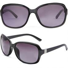 Avenue Paquete de 2 Gafas de Sol Clásicas Vintage para Mujeres y Hombres, Gafas de Sol de Moda con Protección - Negro/Marrón - Ver 9