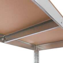 DASCK - Estantería Metálica Galvanizada 875kg 5 Baldas Medidas 180 x 90 x 40cm Garaje Oficina Despensa - GRIS - Ver 4