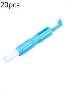 1pc Sewing Tool For Elderly, Automatic Needle Threader, Household Sewing Machine Accessories, Plastic Quick Sewing Needle Threader - Blue - View 14