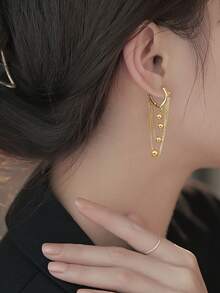 European And American Cross-Border Tassel Beaded Earrings For Women, New Earrings With Luxurious High-End Unique Personalized Retro Style, Featuring Korean Fashion - Multicolor - View 5