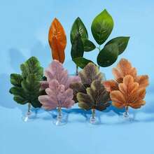 Simulated Lotus Leaves Frog Platform Habitat Suction Cup Artificial Leaf Betta Fish Rest Spawning Ornamental Plant Betta Fish Play Relax Hide Leaf - A - View 1