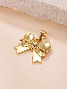 1 قطعة قلادة معلق هندسي أنيق وجميل من الفولاذ المقاوم للصدأ، مناسب لصنع المجوهرات DIY - الذهبي - مشاهدة 22