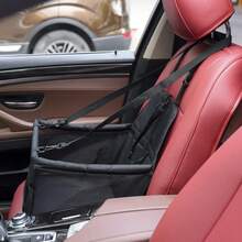 宠物车载坐垫 可拆卸可清洗侧袋 防水狗床 狗窝 猫窝 安全座椅 宠物床 车载宠物床 - 彩色 - 查看 2