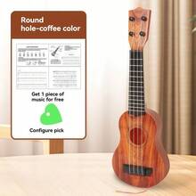 Đàn ukulele 17 inch dành cho trẻ em, nhẹ và dễ mang theo, kèm miếng gảy, núm chỉnh dây mở, phù hợp cho người mới bắt đầu và những người yêu âm nhạc, quà tặng sinh nhật/lễ hội cho bé trai và bé gái từ 3 tuổi trở lên. - Nhiều màu - Xem 13