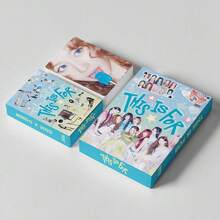 55 بطاقة LOMO لمجموعة فتيات K-POP TW ألبومهن الجديد "This Is For"، مجموعة بطاقات فوتوكارد لفرقة TWICE وملصق - متعدد الألوان - مشاهدة 6