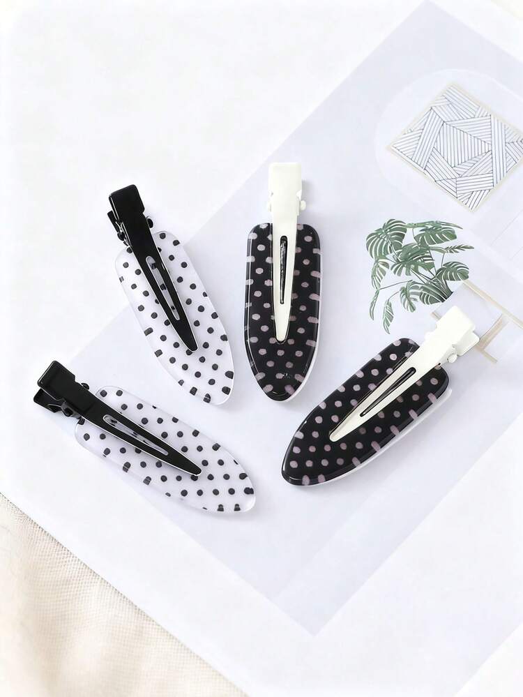 4/12/20/24/48개 주름 없는 헤어 클립, 이음새 없는 오리 부리 악어 클립, 헤어스타일링, 메이크업, 살롱, DIY - 섹션 나누기, 웨이브, 앞머리, 선물 상자 세트 (블랙/핑크/화이트), 헤어 액세서리, 발렌타인 액세서리, 헤드 액세서리에 적합 - 멀티컬러 - 보기 15