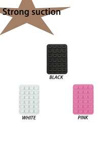 1/2/3/4/5pcs Silicone Suction Cup Phone Holder, No Residue, Universal Selfie Video Stand For IPhone/Android, Fashionable Desktop Accessory - Gift For Friends And Lovers