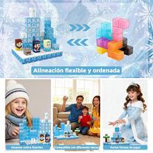 Bloques Magnéticos – Set de Construcción con Tema de Tierra de Hielo (100 Piezas) Juguete de montaje magnético, combina la educación Montessori y los conceptos STEM. Adecuado para niños de 3 años en adelante, preescolares y niños en etapa de guardería. Varios colores disponibles para satisfacer diferentes preferencias. - Blanco - Ver 8