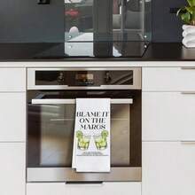 Elefeltclave Margarita Lover Gifts Kitchen Towels, Margarita Gifts For Women Dish Tea Towels For Kitchen Bar Cart Decor, Pink Cowgirl Cocktails Decorative Hand Towels, 16x24 Inch Set Of 2 - ColorK - 查看 5