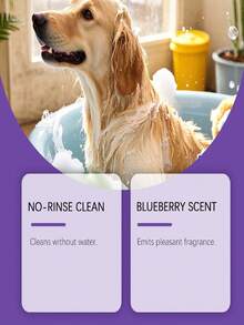 Pet Grooming Mousse, Gentle Ingredients Clean Odor, Maintain Pet Fur Smooth And Glossy