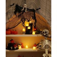 12/24/50/100/150 Pack LED Tea Lights Flameless Votive Candles Battery Operated Tealights Candles For Halloween Christmas Home Decor Wedding Theme Party Festival 12 Pack Warm White - 白色 - 查看 5