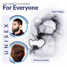 Hair Nets Invisible Elastic Edge Mesh And U Shaped Pins Set,60Pcs Individual Package Invisible Hair Nets, 40Pcs U Shaped Pins For Ballet Bun, Sleeping, Women And Wig - Multicolor - View 5