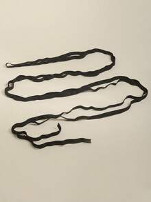 1件性感多层交叉腿链弹力时尚腿链 - 黑色 - 查看 2