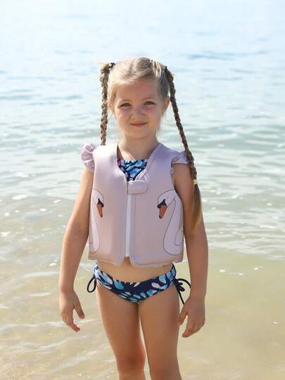 Polyester Fiber Quick-Dry Waterproof Lightweight Breathable Swimming Vest, Suitable For Outdoor Sports, Swimming, Training