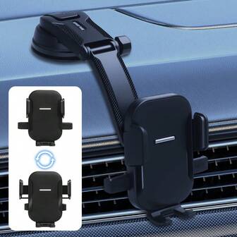 Ventilationsmonterad telefonhållare för bilar Justerbar navigationshållare med sugkoppslås Kompatibel med de flesta telefoner Födelsedagspresent till familj och vänner Ventilationsmonterad telefonhållare Biltillbehör Biltelefonhållare