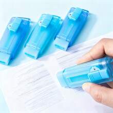 2个/套 卡通可爱蓝色哆啦A梦橡皮擦，可伸缩，学习用品，圣诞节礼物，圣诞装饰品 - 彩色 - 查看 1