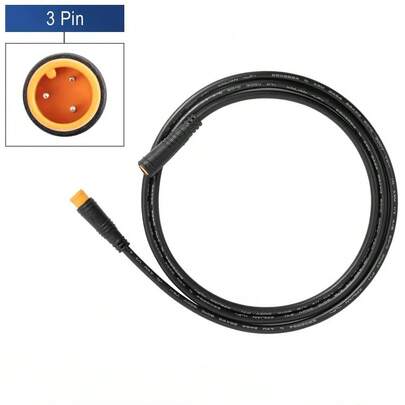 3 Pin Plug Sensor Thumb Throttle E-Bike Extension Waterproof Cable For BAFANG Electric Bicycle Male To Female M/F Conversion Kit