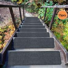 4/8/15pcs Non-Slip Stair Carpet, 22*70cm Indoor Anti-Slip Stair Carpet, Anti-Slip Pet-Friendly Mat, TPR Self-Adhesive Stair Treads, Anti-Slip Stair Step Carpet, Decorative Stair Mat, Wooden Staircase Step Carpet, Indoor Stair Tread Carpet, Anti-Slip Stair Carpet, Anti-Slip Carpet Mat, Spiral Staircase Step Anti-Slip Indoor - Multicolor - View 26