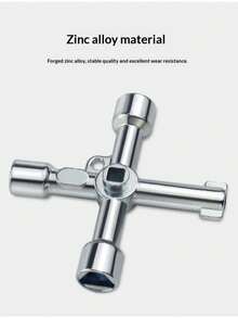 四合一重型多功能钻扳手，带夹头 - 重型金属结构，符合人体工程学的手柄，以及可互换的附件（夹头、钻头适配器、抗冲击工具箱） - 适用于DIY、建筑、汽车和电子行业的通用工业维护工具 - 耐用且精准的钻孔和扳手工具，包含钻头适配器套筒、钻头适配器和钻头工具夹。 - 黑色 - 查看 5