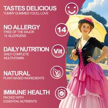 Menopause & Vitamins Gummies, Grapefruit Flavor, Helps Alleviate Hot Flashes, Night Sweats, & Mood Swings | Formula With Ashwagandha, Evening Primrose, Black Cohosh & Chasteberry - 60 Gummies, 30-Day Supply - Three bottles - The best option - 查看 3