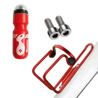 750ML Mountain Bike Bicycle Cycling Water Drink Bottle And Holder Cage Portable