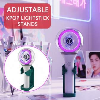5pcs Kpop Lightstick Stand - Holder For Lightsticks, Adjustable Lightstick Support Bracket Storage Rack For Universal Lightsticks For K-Pop Fans, Collectible Display & Organization