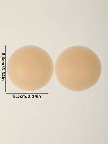 2/4pcs Women's Invisible Breast Patches, Anti-Abrasion Patches, Women's Underwear Accessories For Multiple Occasions - Multicolor - View 12