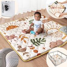 Primlect Baby Play Mat, 50x50 Playpen Mat With Super Soft Touch, Activity Mat With Upgraded Anti-Slip Bottom, Machine Washable Crawling Mat For Floor & Picnic - Boho Nature - View 1