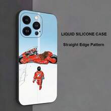 Étui de téléphone en silicone noir souple compatible avec les modèles 17, 16, 15, 14, 13, 12, 11, Pro Max, XS, X, XR, SE, Mini, 8, 7, avec un design de bandes dessinées punk Akira de Tokyo - z7 - Voir 9