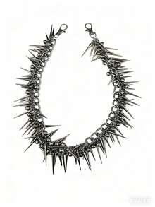 Luxury Streetwear Metal Punk Style Personalized Tassel Rivet Waist Chain Retro Dark Ins High Street Casual Men Pant Chain - Multicolor - View 9