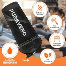 Paquete de 2 Shaker Proteina, 28 onzas Vaso, Con 1 Caja de Almacenamiento de Proteínas 2 Bolas Agitadoras, para Fitness y Deportes, A Prueba de Fugas (Shaker Proteina, Negro + Blanco) - Negro + Negro - Ver 8