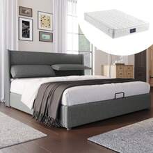 Bed Frames - Grey + Linen(2) - View 1