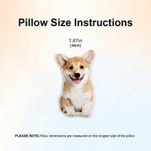 Personalized 3D Printing Pet Pillow - Customized Photo Double-Sided Design, Suitable For Soft Cushions For Dogs And Cats, Perfect For Home Decoration And Gifts. Personalized Pillow Customization For Preschool Toys, Family, Friends, Birthdays - Nhiều màu - Xem 12