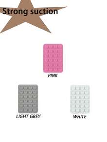 1/2/3/4/5pcs Silicone Suction Cup Phone Holder, No Residue, Universal Selfie Video Stand For IPhone/Android, Fashionable Desktop Accessory - Gift For Friends And Lovers