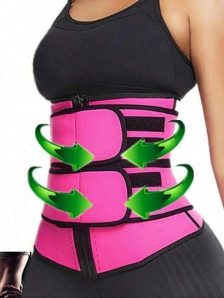1PC, Waist Trainer(Suggest Shooting One Size Larger)Sweat Challenge, Double Belt Zipper Fat Burning New Equipment, Body Burning Sweat, Double Belt Zipper Helps Shape Road, Zipper Pull, Double Belt Sweating Fat Burning New , Ultimate Sweating, Double Belt Zipper Body Shaping Experience, Fitness New Favorite, Body Sweating Double Belt Zipper Design, Double Sweating Double, Double Belt Zipper Body Shaping New Tool,Waist Trainer Gym Accessories For Belly Slimming Girdles, Lumbar Girdles For Belly Slimming Corset
